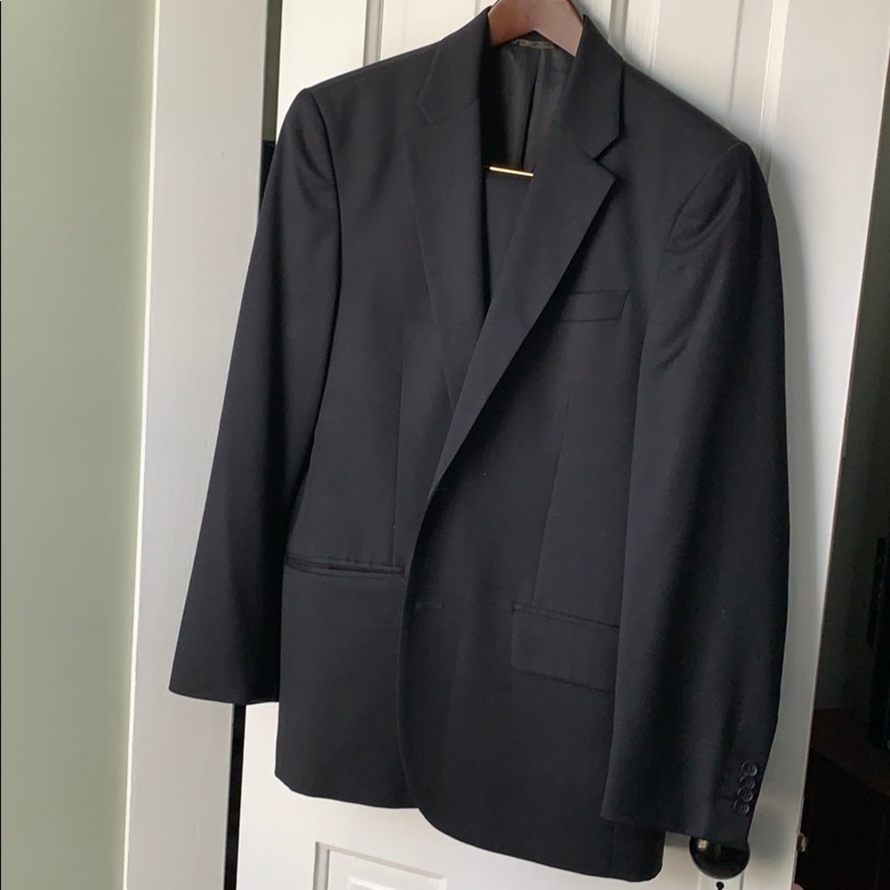 Men’s Banana Republic black 100% wool suit